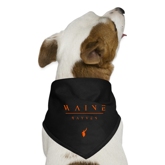 W A I N E - Dog Bandana RAYVEN - black