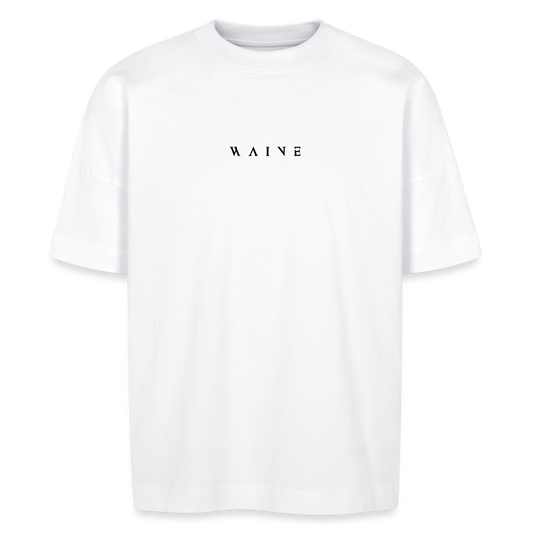 W A I N E - T-shirt oversize - white